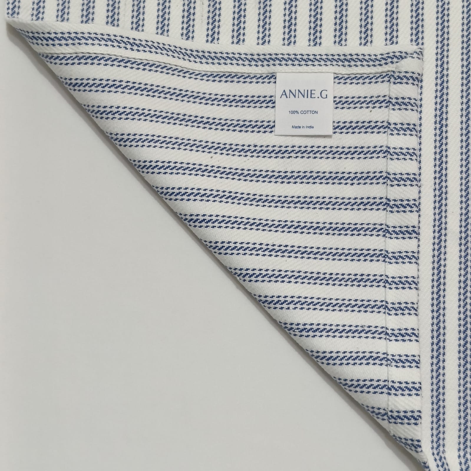 Napkins Cotton Ticking Set of 4 - ANNIE.G