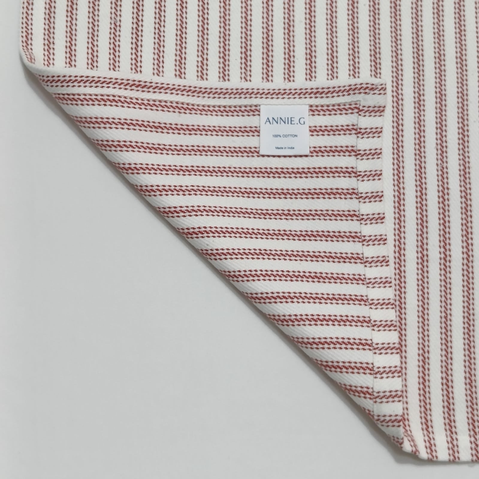 Napkins Cotton Ticking Set of 4 - ANNIE.G