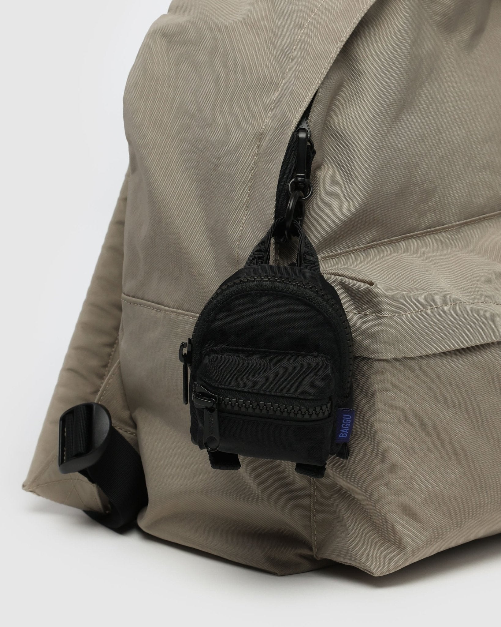 Black Backpack bag charm attached to backpack bags zipper - ANNIE.G