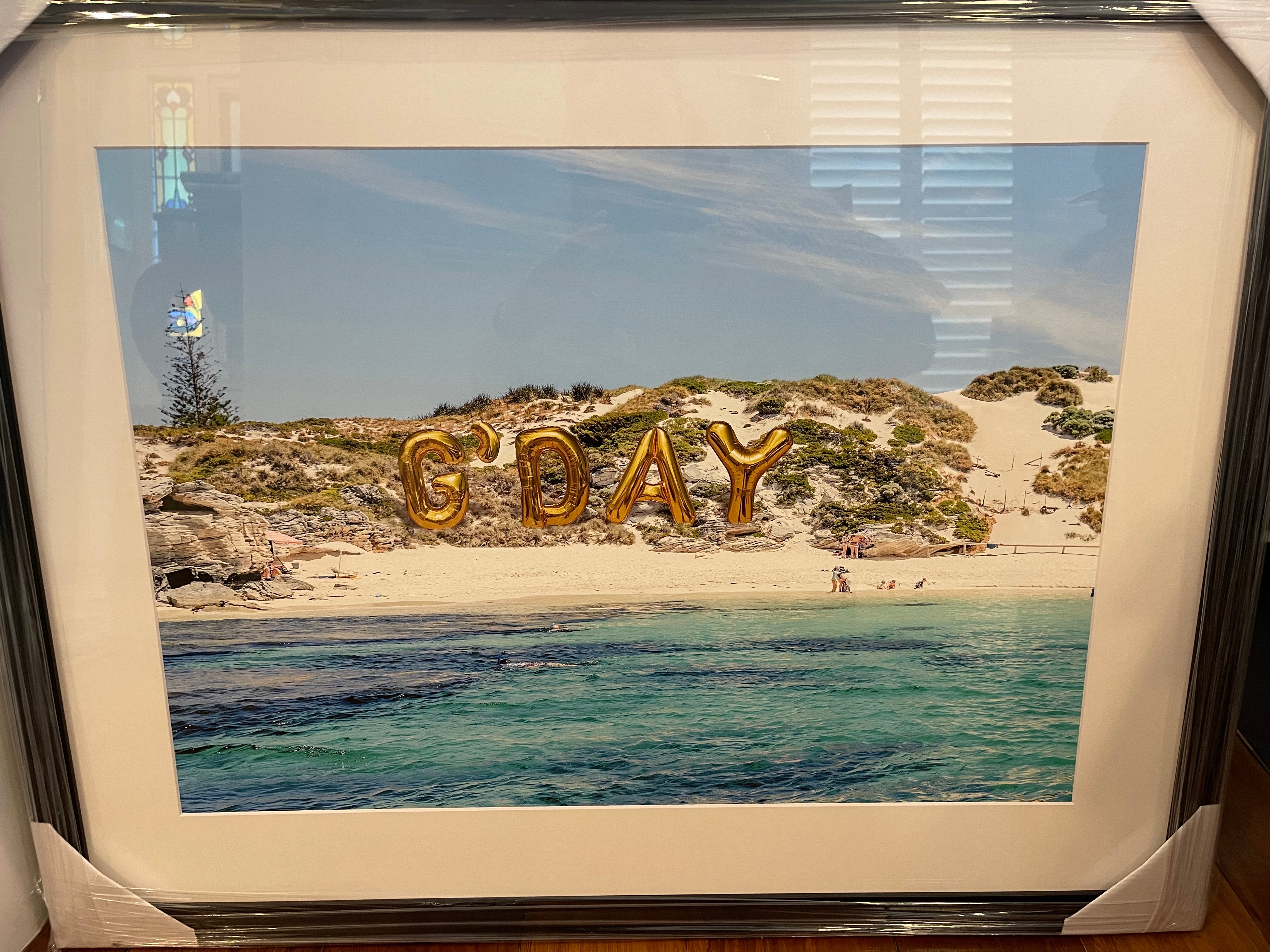 G'DAY Balloon Artwork - Framed