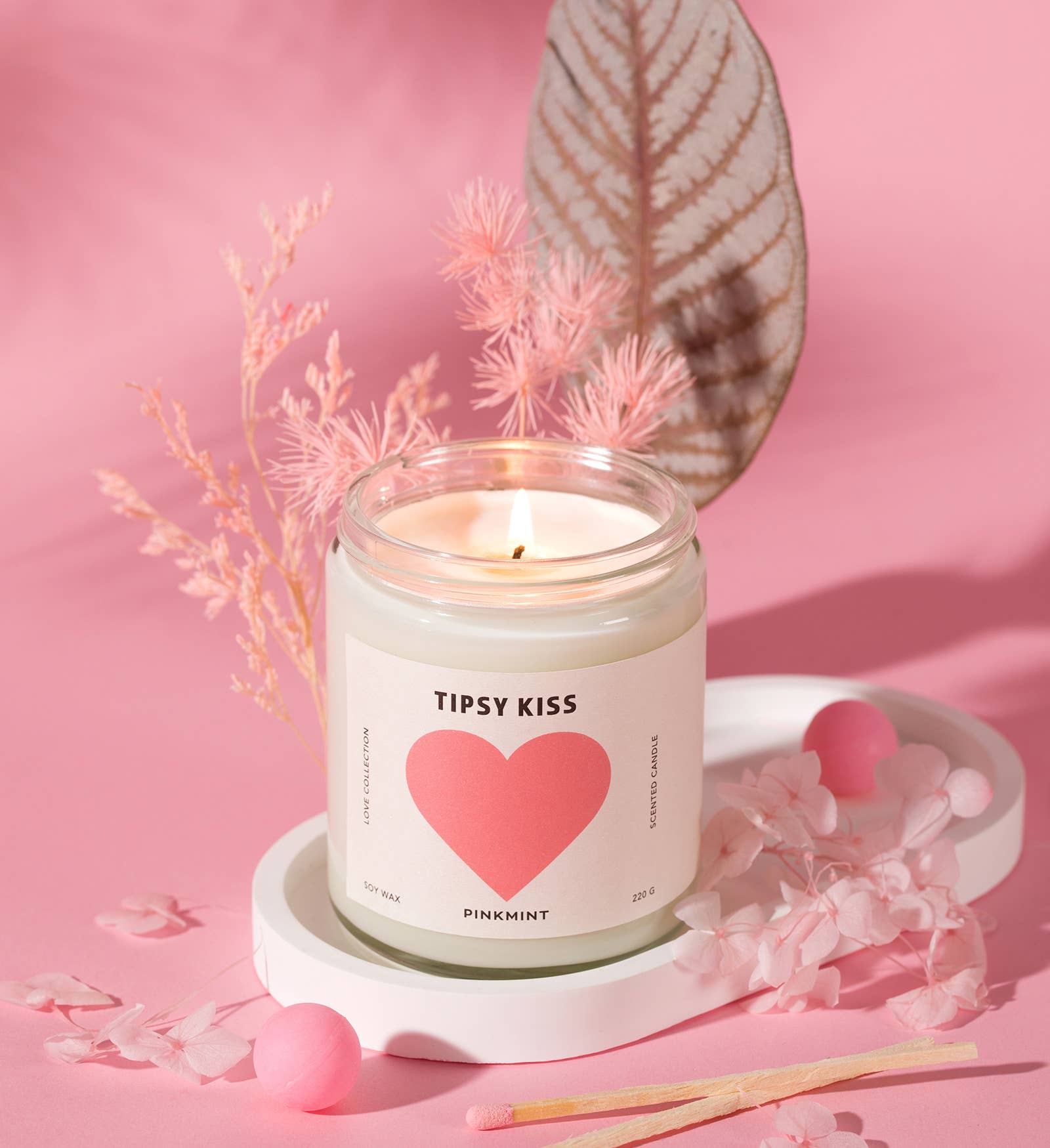 Tipsy Kiss Soy Candle, 250ml