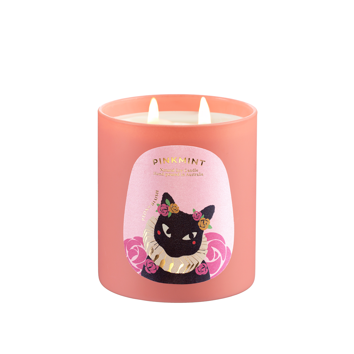 Peony Blush Double Wick Soy Candle, 250ml