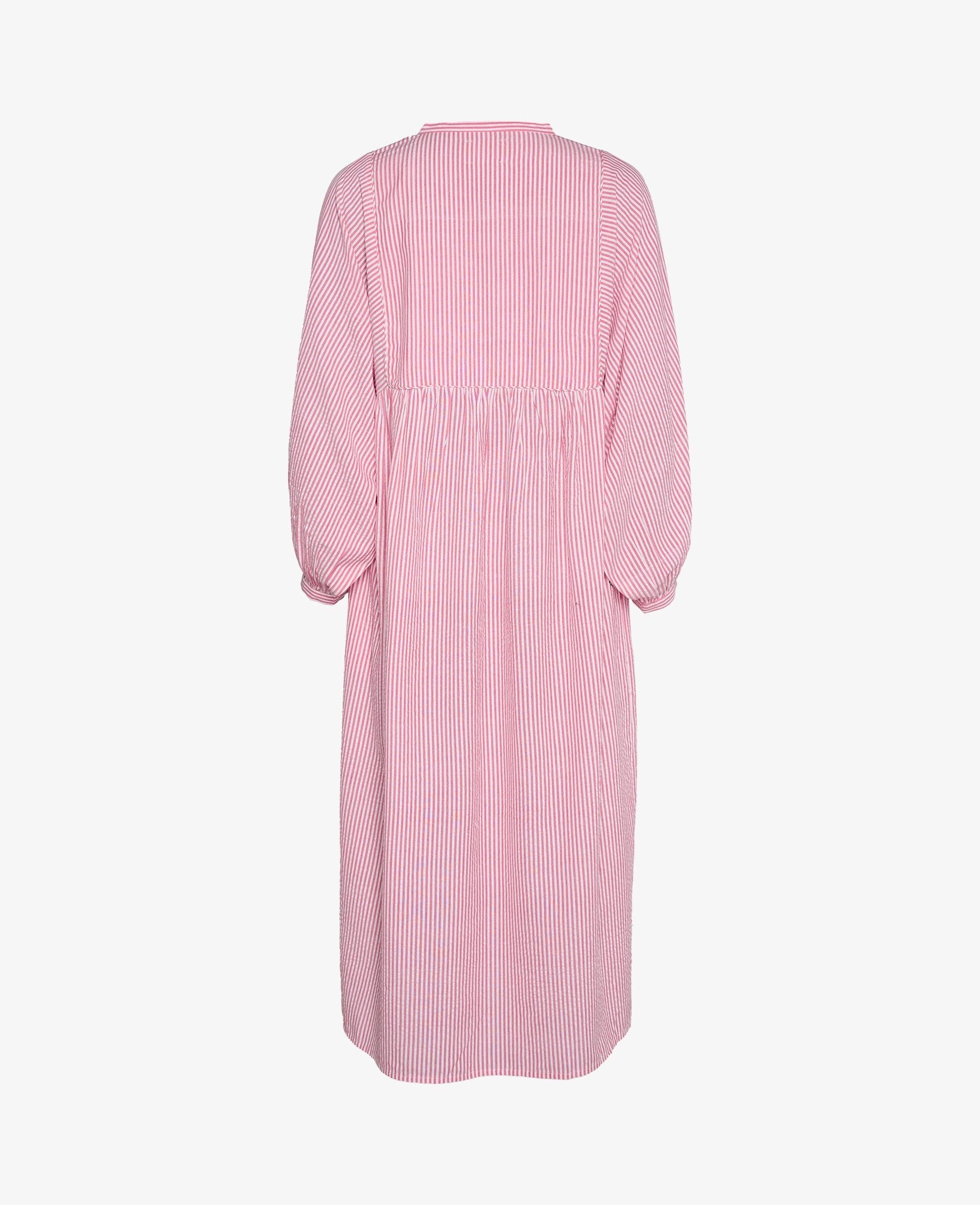 Back of red and white stripe dress - ANNIE.G